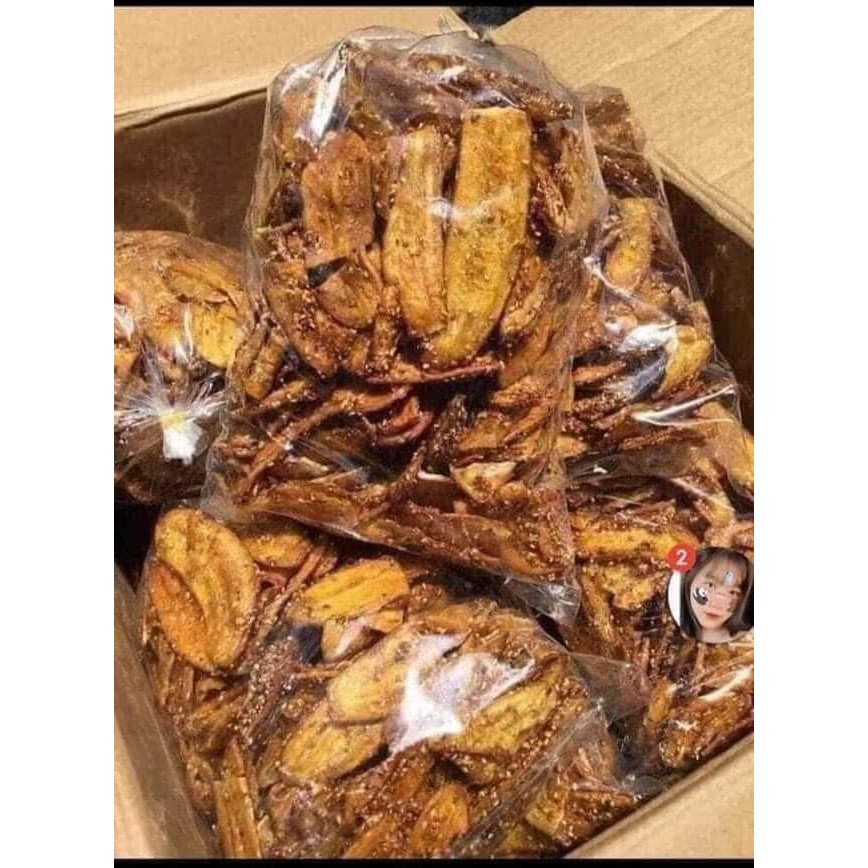 CHUỐI SẤY MÈ GỪNG GIÒN TAN [500gr ] LOẠI 1VỪA RẺ VỪA NGON
