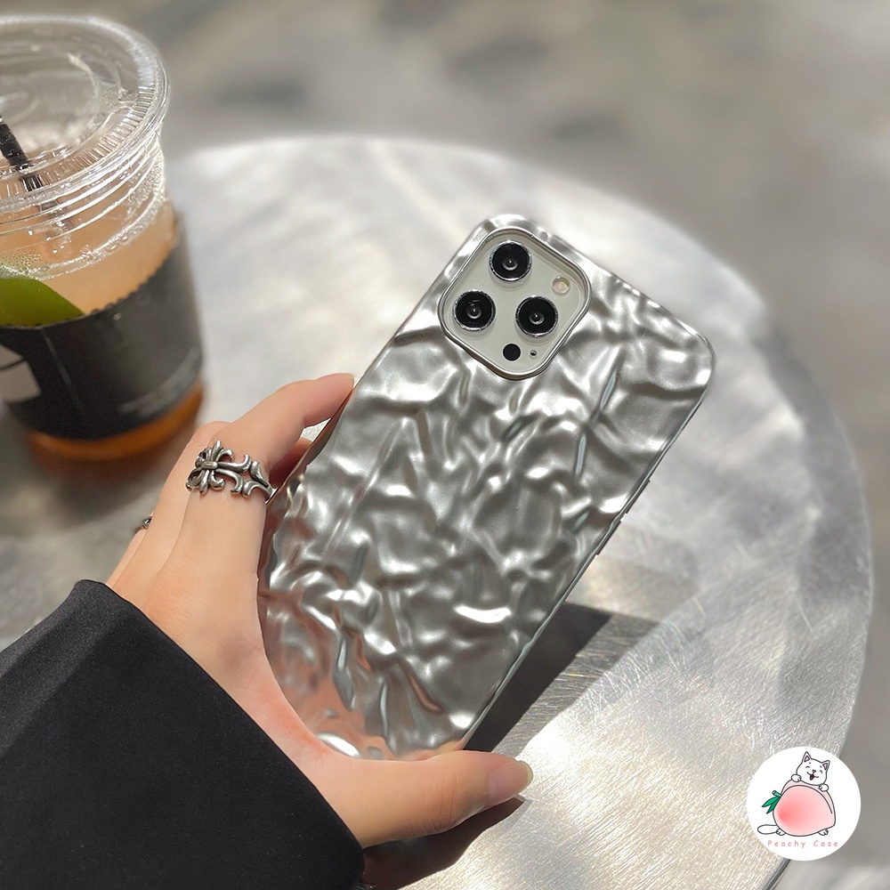 Ốp Điện Thoại TPU Mềm Phối Lá Nhôm Màu Nhám Cho iPhone 14 13 11 12 Pro Max Xr Xs Max 7 8Plus 12mini