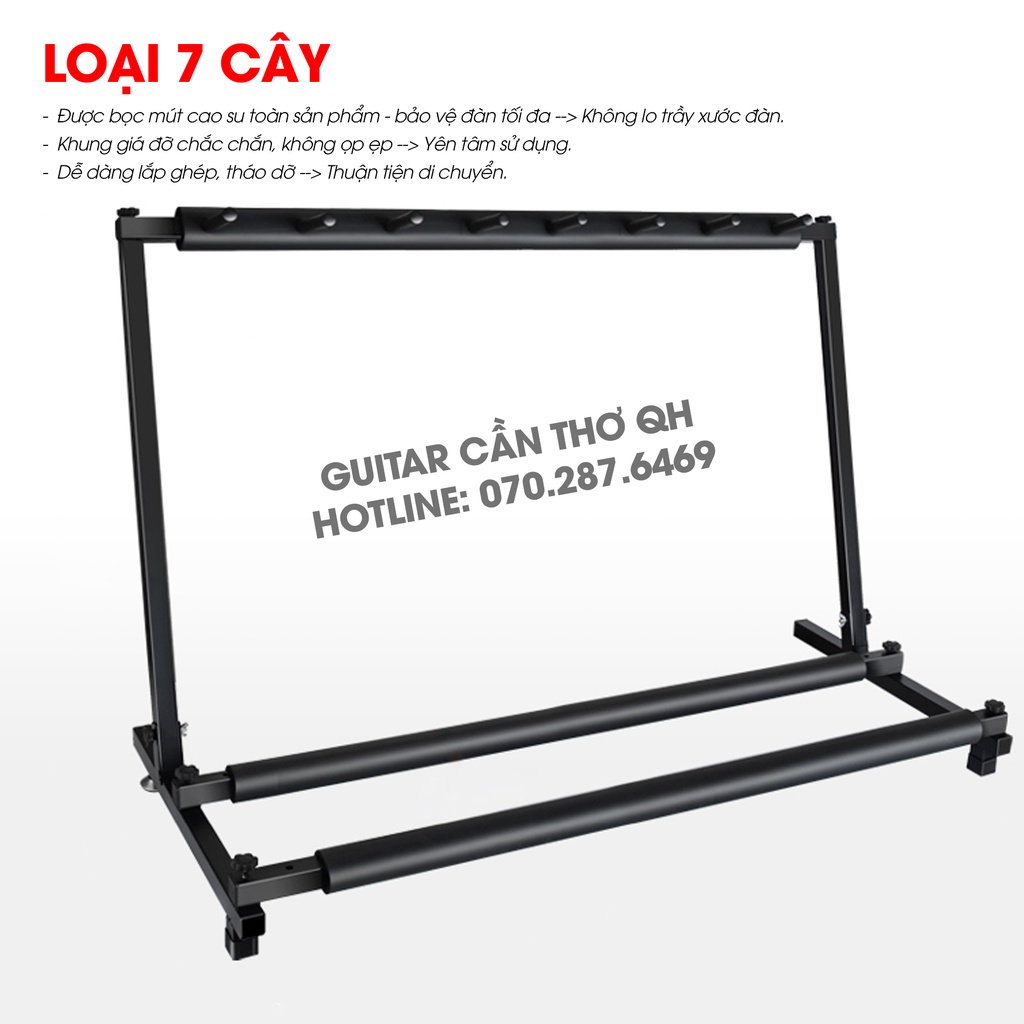 Chân để đàn Guitar - Giá để đàn Guitar nhiều cây (3,5,7,9 cây)