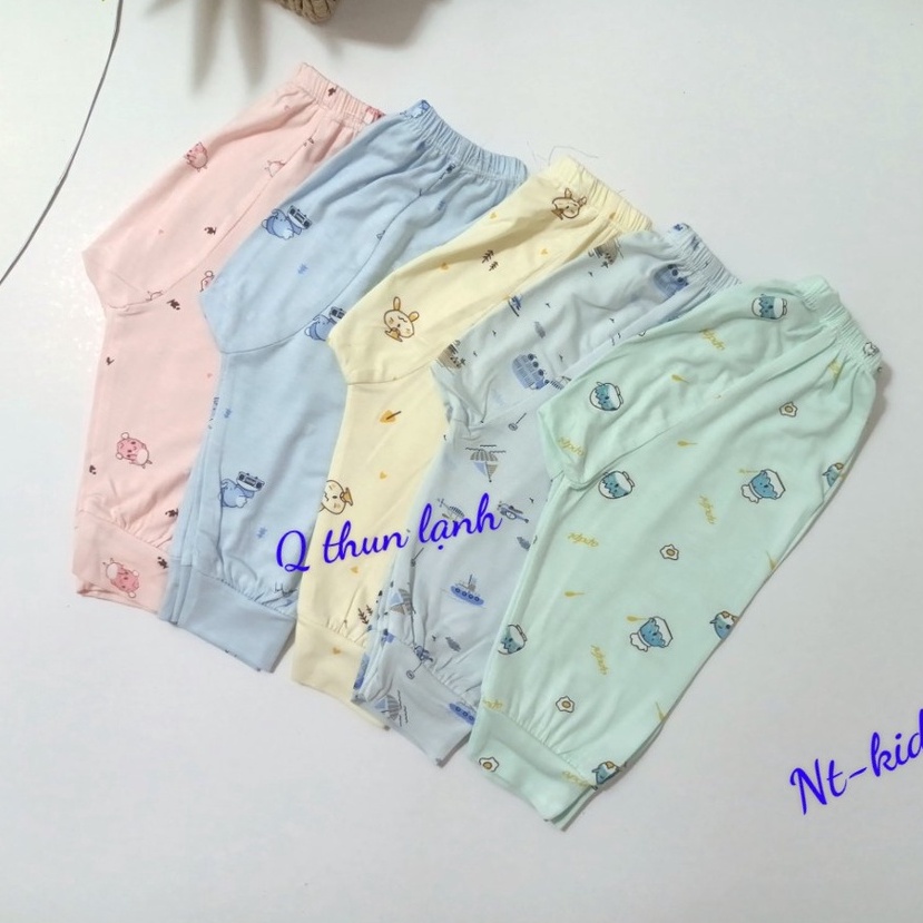 Đồ sơ sinh ,quần  sơ sinh VT Kids đáp đũng chất cotton lạnh co giãn tốt cho bé từ 0- 1 tuổi
