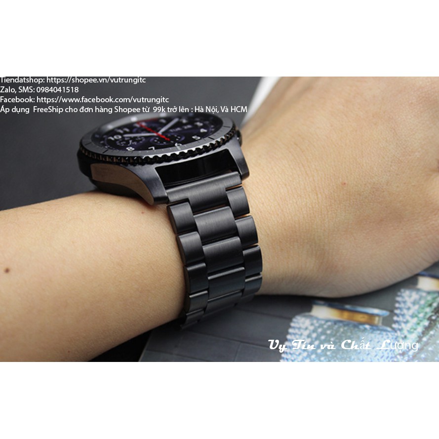 Dây Kim Loại 20MM - 22MM(MS1) - Bip, Gear S2, Huawei Watch