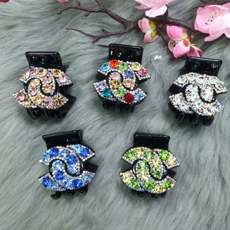 Kẹp Càng Cua 5 Răng Pha Lê Marcely Cao Cấp