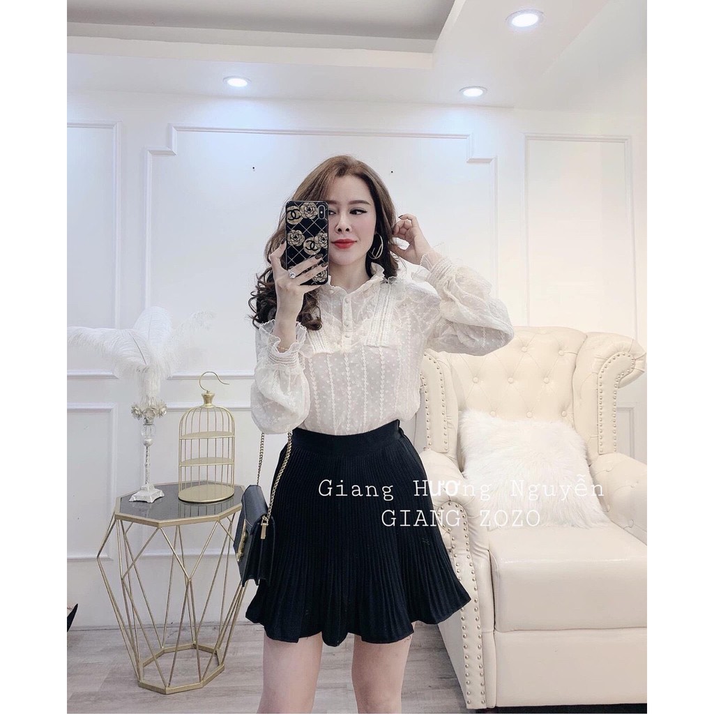 Chân váy xếp ly đuôi cá ngắn QC siêu xinh