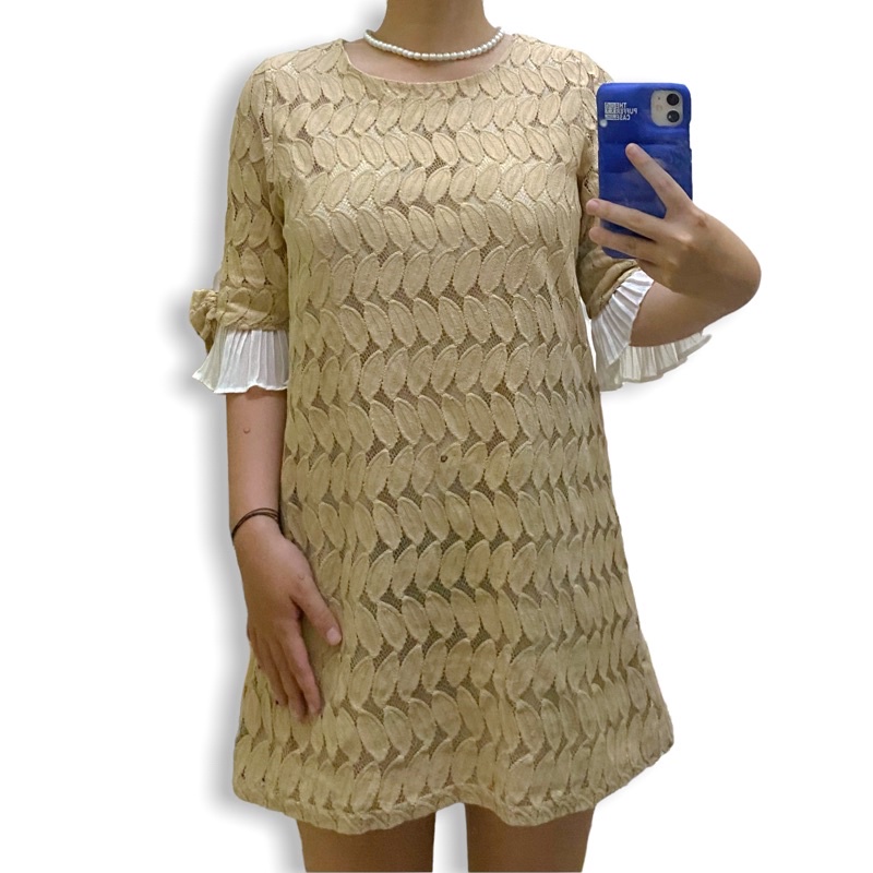 Pass thanh lý váy đầm yếm flannel cardigan phong cách Hàn Quốc