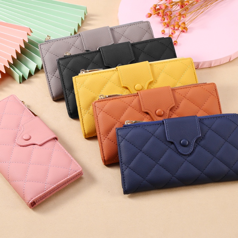 Ví nữ IELGY có khóa cài đa năng thời trang Hàn Quốc đáng yêu cho nữ