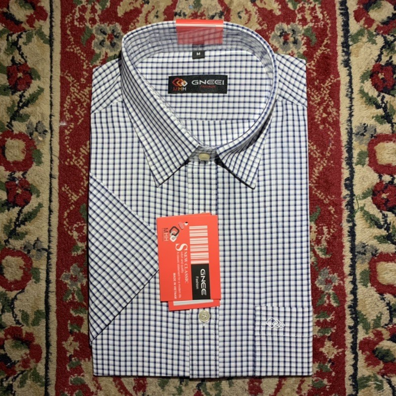 (Giá Ưu Đãi) Áo Sơ Mi Cộc Tay Nam Trung Niên Hàng Loại Đẹp