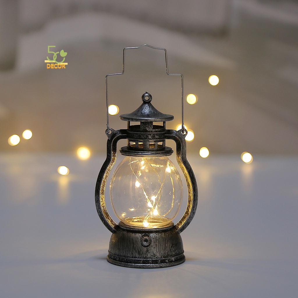 Đèn ngủ kiểu dáng độc lạ phong cách retro cổ điển, trang trí bàn, decor phòng khách, quà tặng lưu niệm
