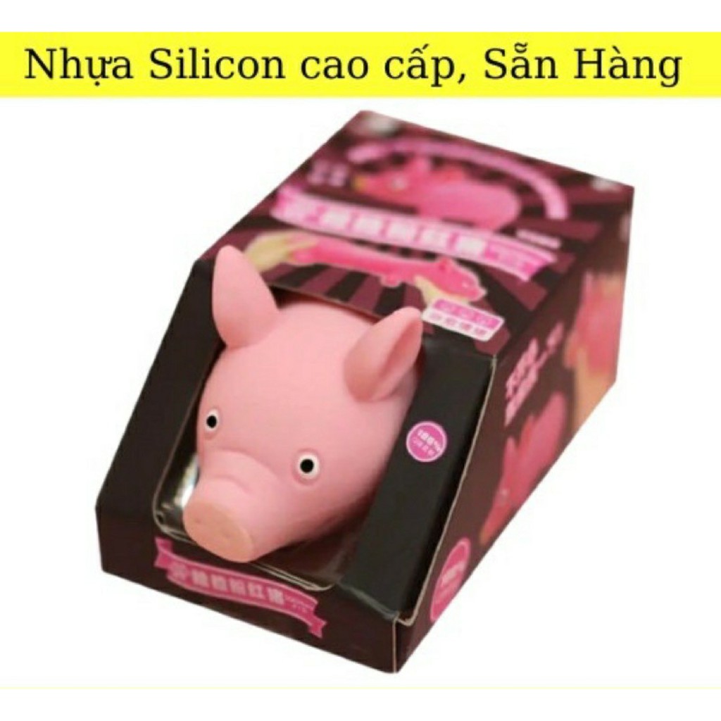 [Xả Stress] Lợn Silicon, Heo Silicon Thay Đổi Hình Dạng Silicon Đàn Hồi Hàng có hộp xịn sò