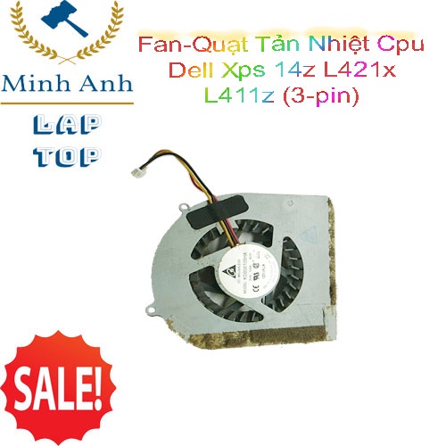 Fan-Quạt Tản Nhiệt Cpu Dell Xps 14z L421x L411z (3-pin)