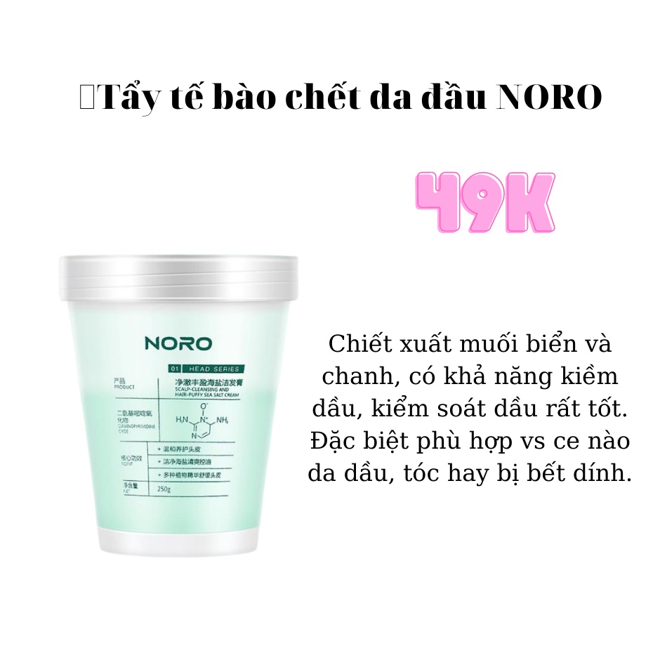 Tẩy Tế Bào Chết Da Dầu Noro