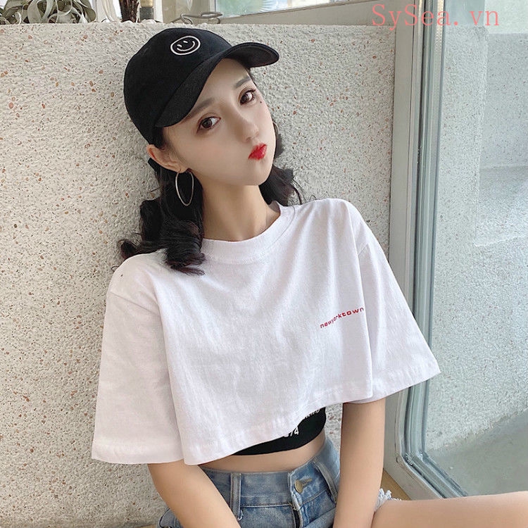 Set áo thun kèm áo ba lỗ thời trang cá tính cho nữ (có bán lẻ)