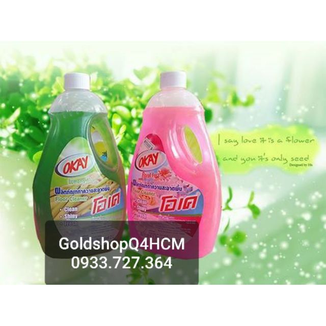 Nước lau sàn okay 2000ml Thái lan