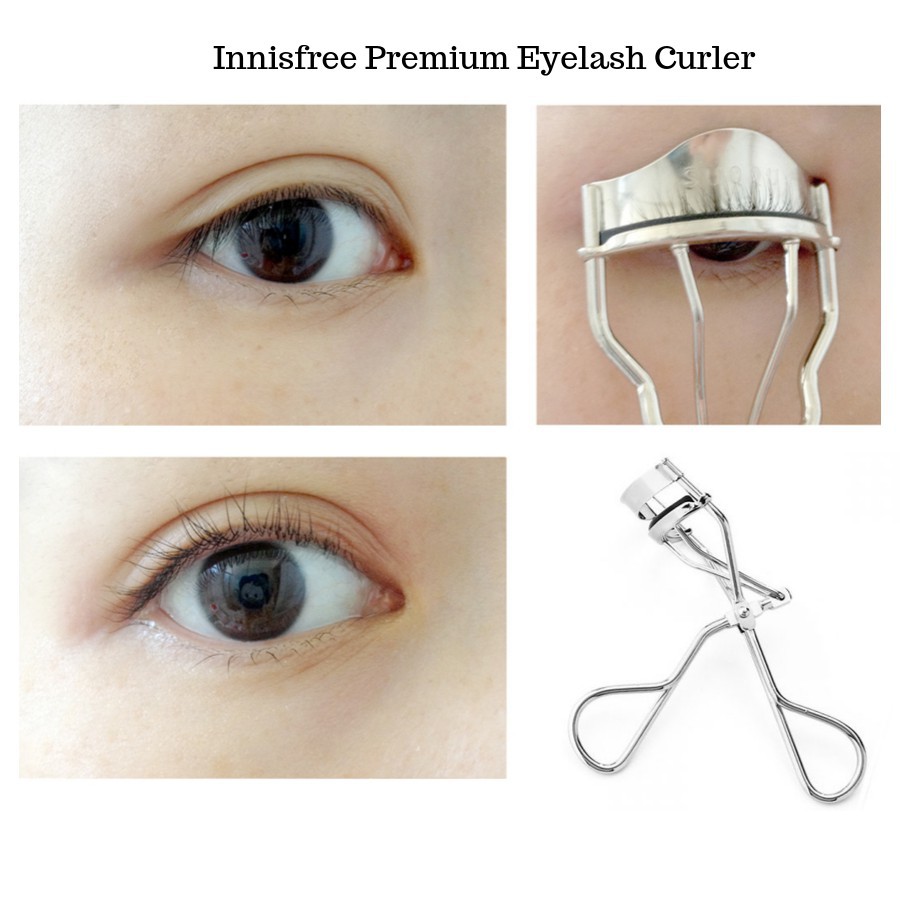 Kẹp Mi Innisfree, bấm mi Premium Eyelash Curler chính hãng hàn quốc siêu cong siêu bền Cosmetic999