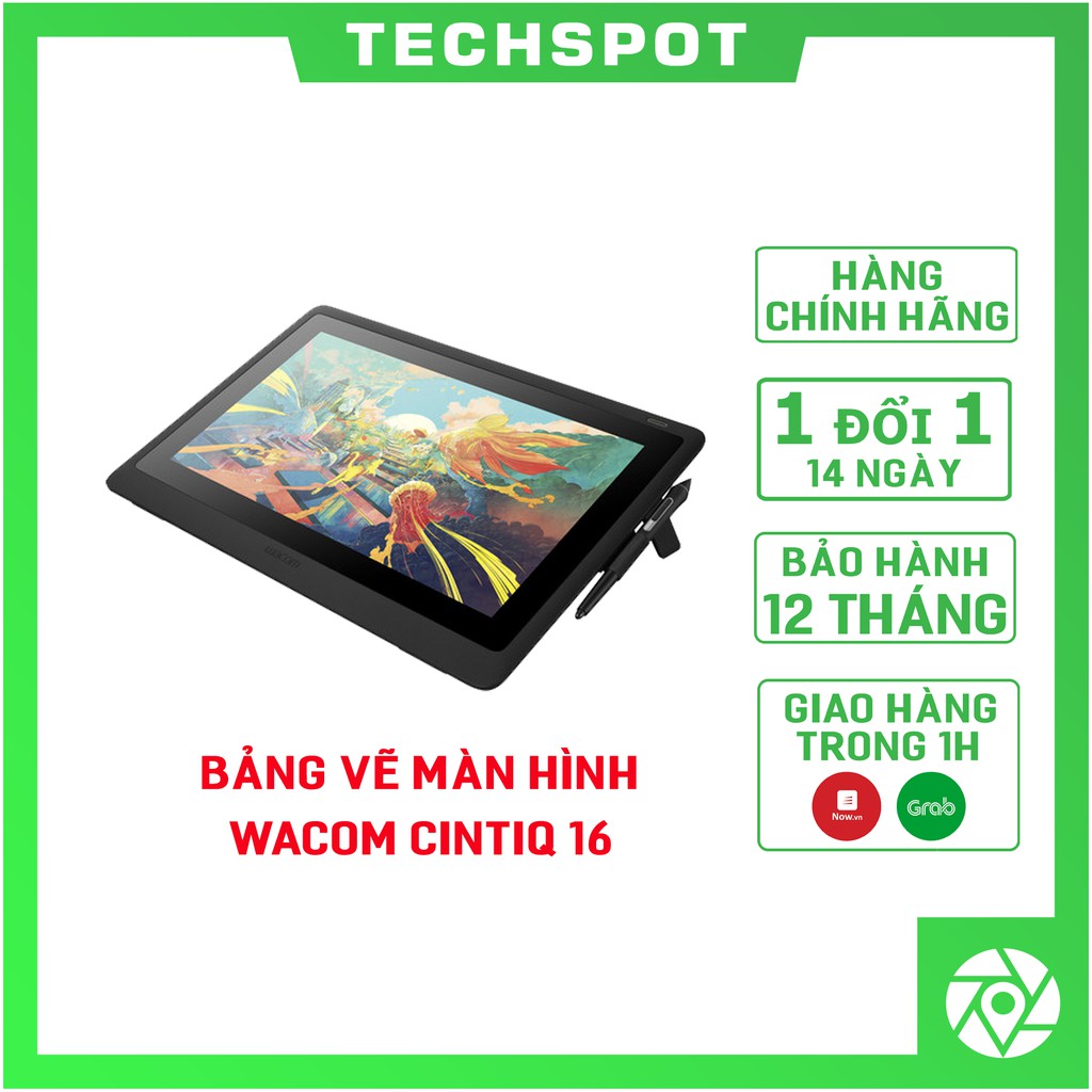 Bảng vẽ màn hình Wacom Cintiq 16 (DTK1660) | Chính Hãng