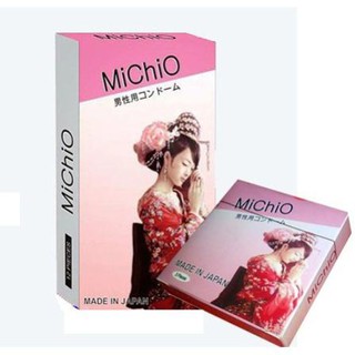 Bao cao su Nhật Bản MICHIO 1 HỘP 12 CHIẾC CHÍNH HÃNG  Size 49 - 52mm - Hộp 12 cái - Bcs Gân Gai Toàn Thân