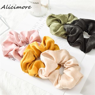 Sale 70% Dây buộc tóc vải satin màu trơn, Giá gốc 20,000 đ - 17C123