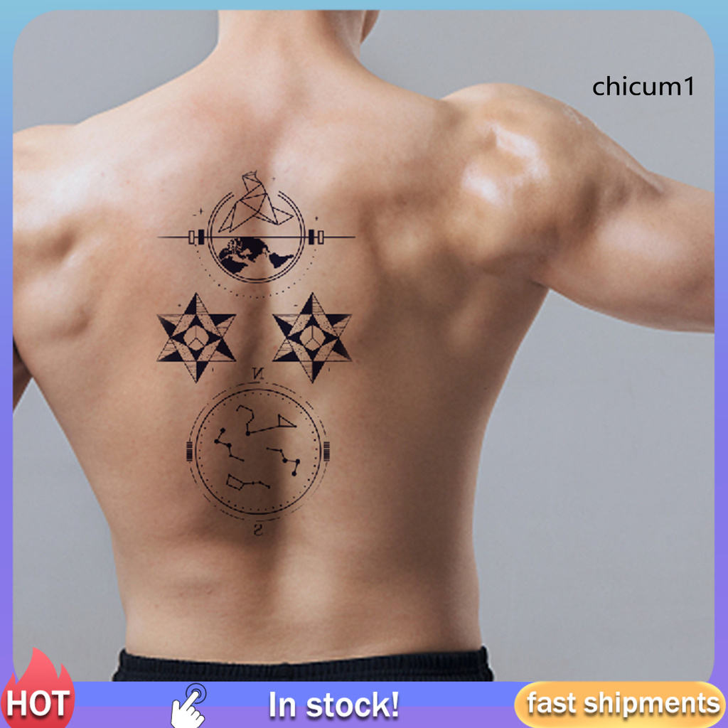 1 Tờ Hình Xăm Dán 3d Không Mùi Lâu Trôi