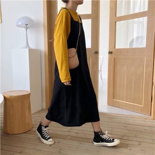 [ORDER] - Váy yếm trơn dáng suông dài 😍🤤