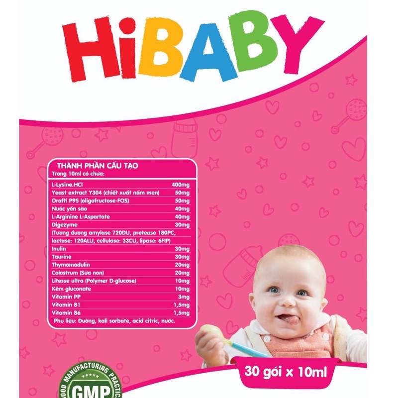 [Chính hãng] Siro Hibaby giúp trẻ ăn ngon cải thiện hệ tiêu hóa Hồng Tâm - Đông Y Hồng Tâm