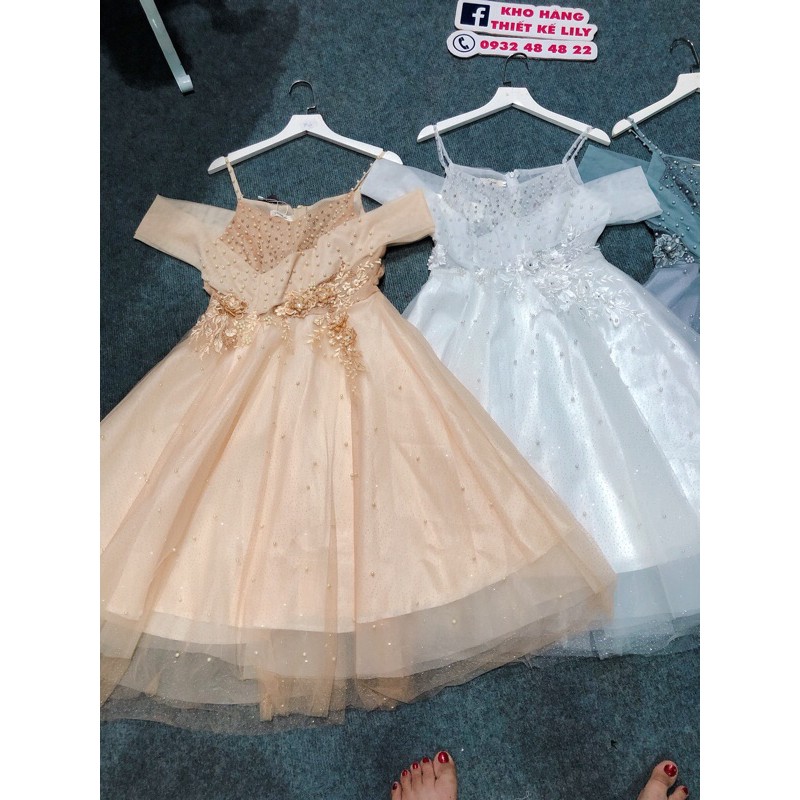 ĐẦM XOÈ KẾT HOA CƯỜM ( ẢNH VÀ VIDEO THẬT )