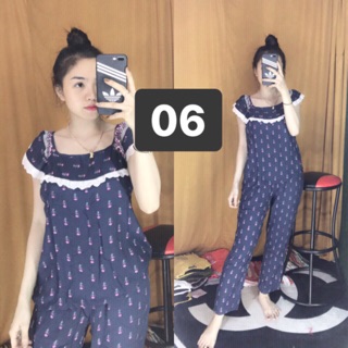 Đồ bộ tole hàn áo cổ bèo quần dài