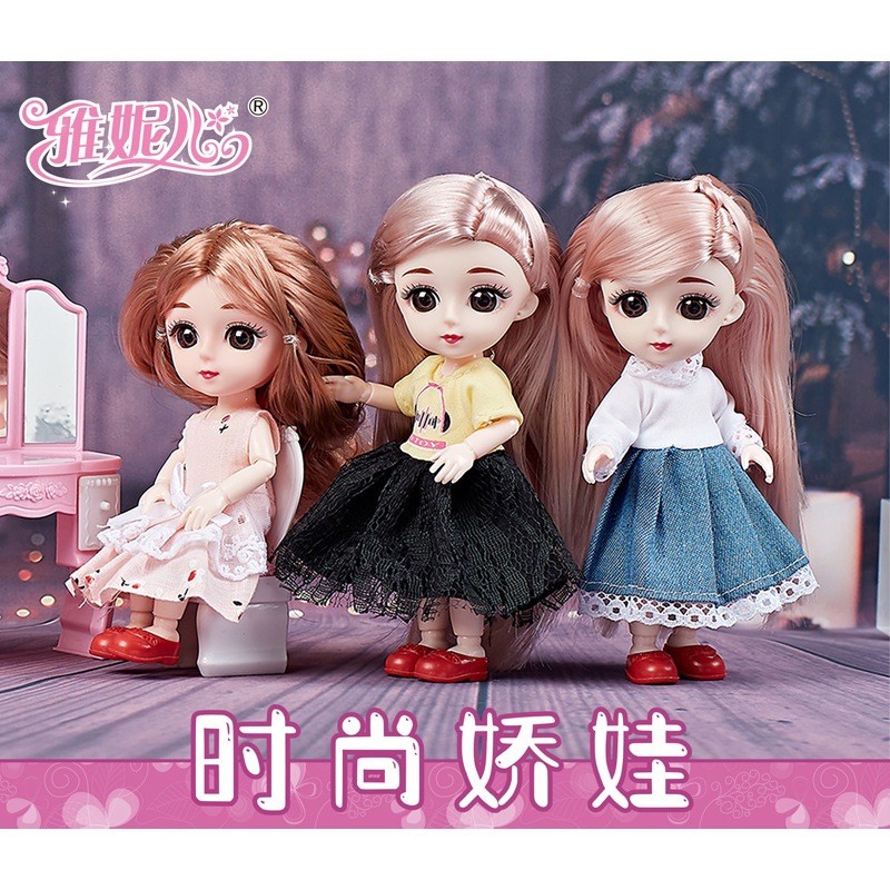 búp bê chibi cực đẹp- chất liệu cao su non và nhựa dẻo