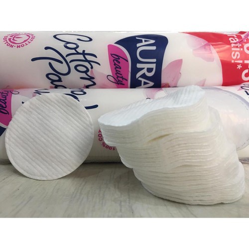 Bông Tẩy Trang Aura Beauty Cotton Pads 150 Miếng