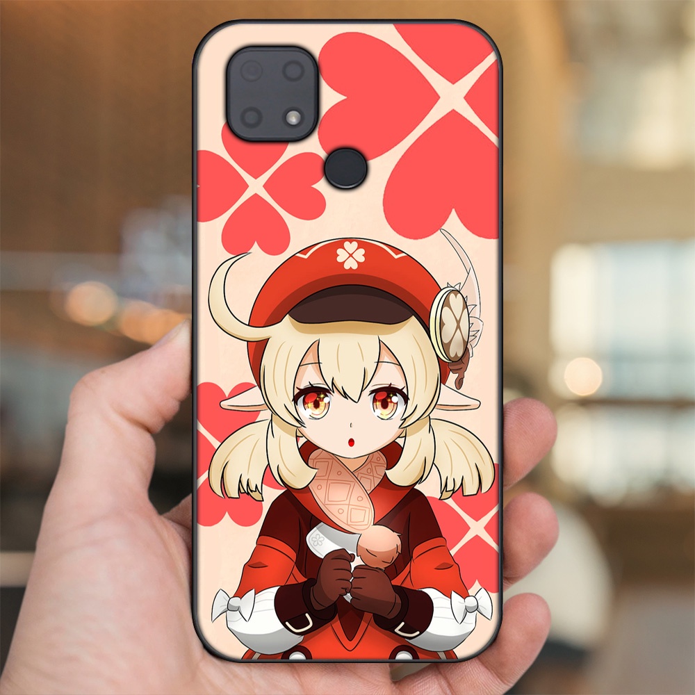 Ốp lưng Xiaomi Redmi 10C viền đen in hình Klee Genshin Impact