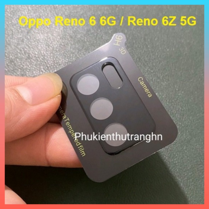 Cụm kính cường lực bảo vệ camera cho OPPO Reno 5 / Reno 6 5G / Reno 6Z 5G - phukienthutranghn