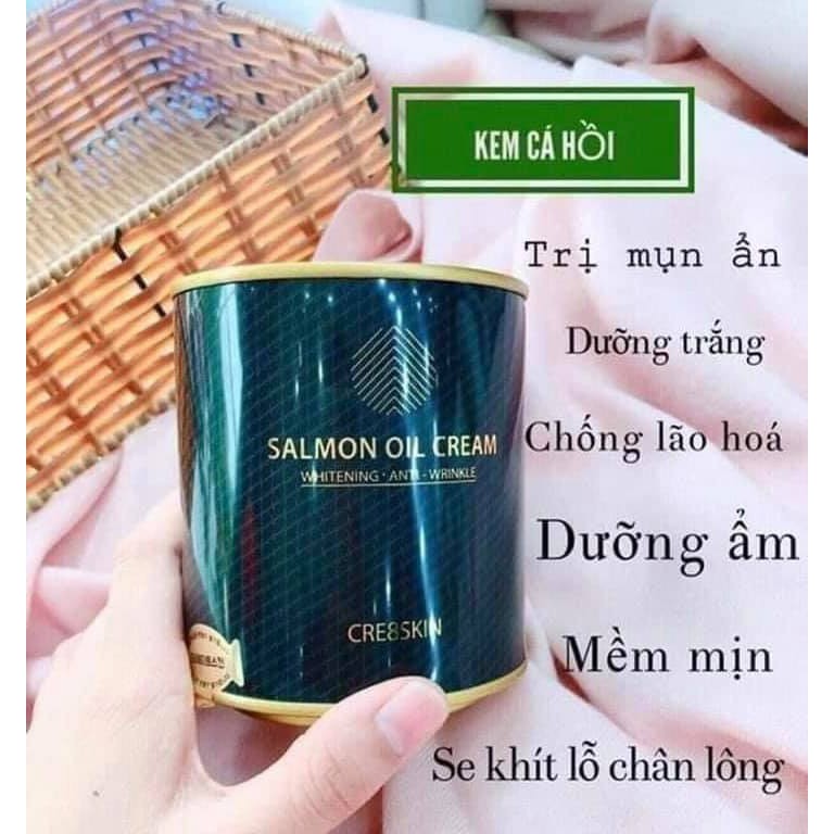 [Chính hãng] Kem Dưỡng Da Chiết Xuất Cá Hồi Cre8skin Salmon Oil Hàn Quốc