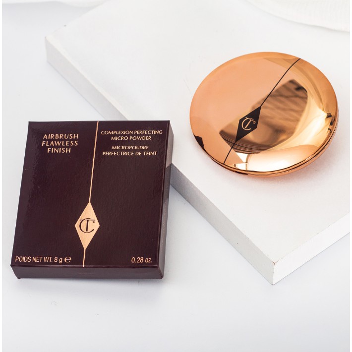 CHARLOTTE TILBURY Phấn Phủ Dạng Bột Charlotte Che Khuyết Điểm Kiềm Dầu Lâu Trôi Chống Nước 8g