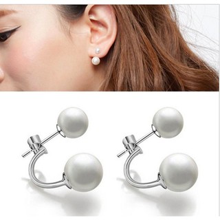 Bông tai inox nữ ngọc trai