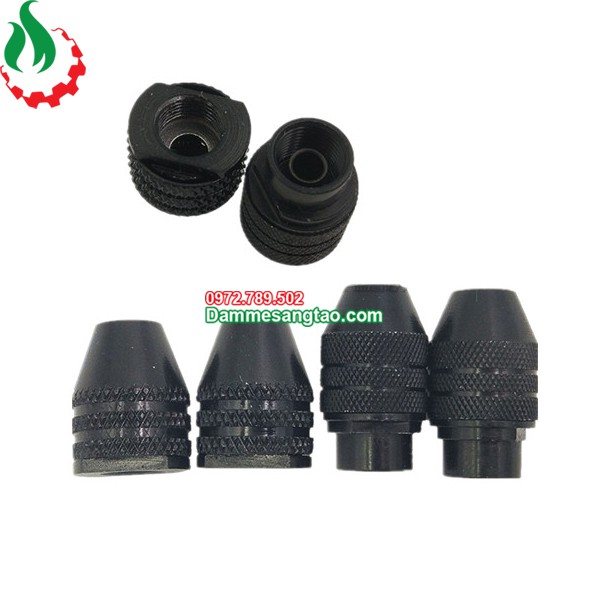 Đầu kẹp mũi khoan đa năng 3 chấu lỗ ren M7 M8