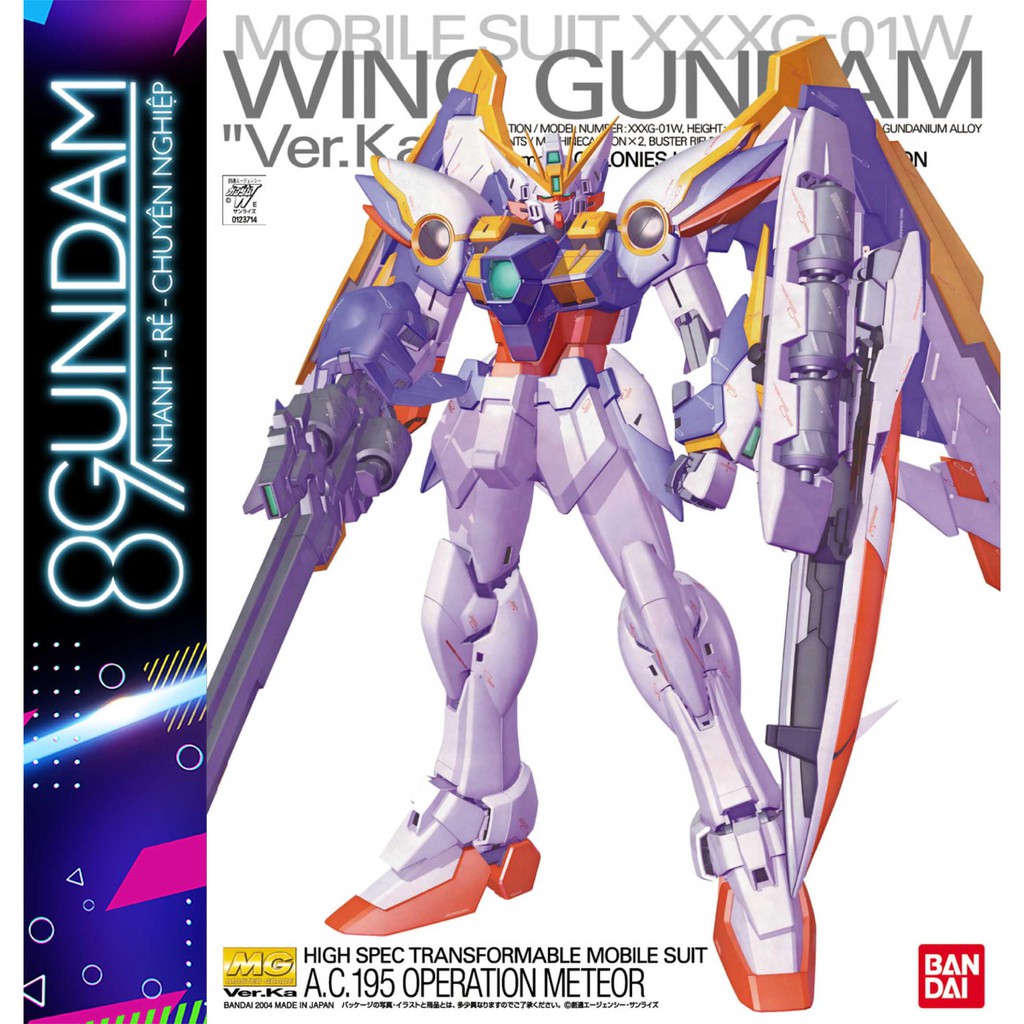 Mô Hình Lắp Ráp Gundam MG Wing ver.Ka