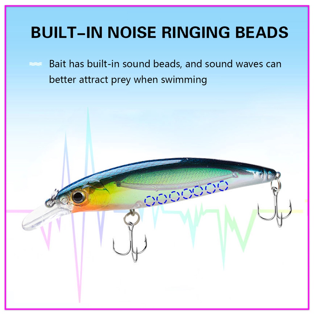 Mồi Câu Cá Giả Cứng 110mm / 14g