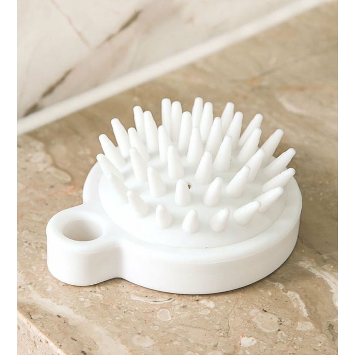 Lược gội đầu giúp massage giảm stress ( màu trắng )