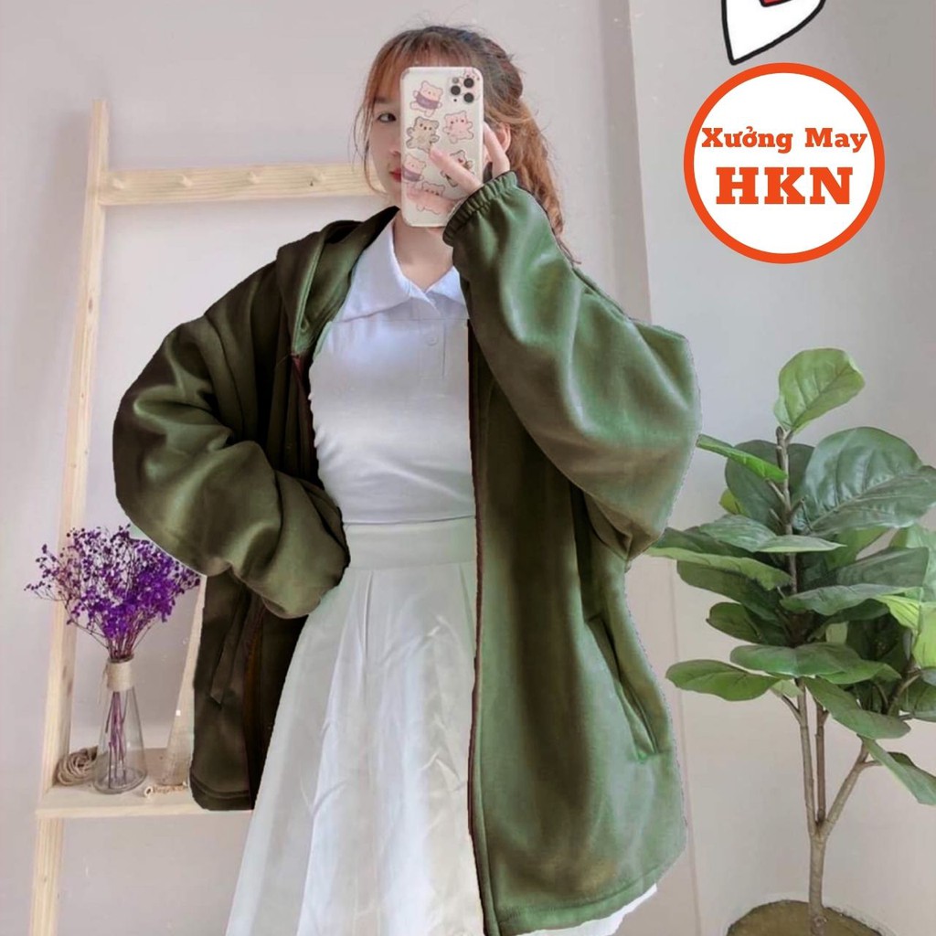 Áo Khoác Nữ Tay Phồng Form Rộng Thoải Mái Chất Nỉ Nhiều Màu Lựa Chọn Mã 789 Xưởng May HKN | BigBuy360 - bigbuy360.vn