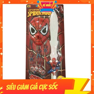 Đồ chơi người nhện - bộ mô hình kiếm và mặt nạ spider man