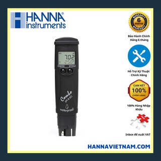 Bút đo đa chỉ tiêu ph/độ dẫn /tds/nhiệt độ hanna instruments hi98129 - hiệu chuẩn tự động - kèm bộ chuẩn