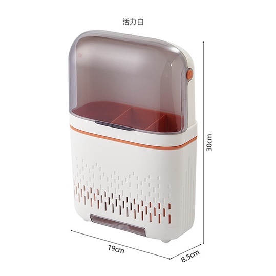 Hộp Đựng Dao Kéo Có Nắp Đậy Chống Nước Chống Rỉ Sét Cho Nhà Bếp Boron069