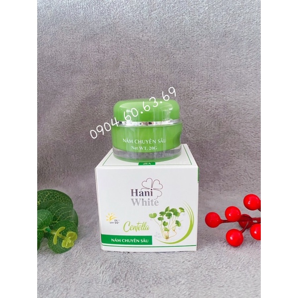 Kem HANI WHITE 20g Nám Chuyên Sâu - Siêu Nám-Tàn Nhang-Đôi Mồi -Se Khit Lỗ Chân Lông HANIWHITE