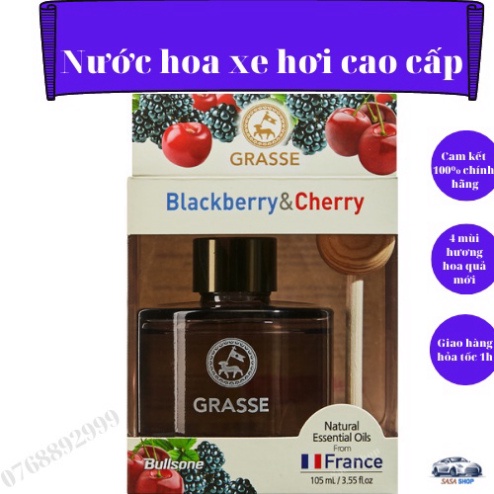 Nước hoa ô tô Hàn Quốc 100% tinh dầu tự nhiên - Grasse - Mùi hương mới - Tinh tế đẳng cấp