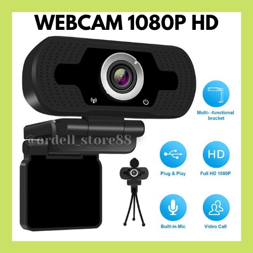 Webcam 1080p Hd Tự Động Lấy Nét Tích Hợp Micro Usb Tiện Dụng Cho Gia Đình
