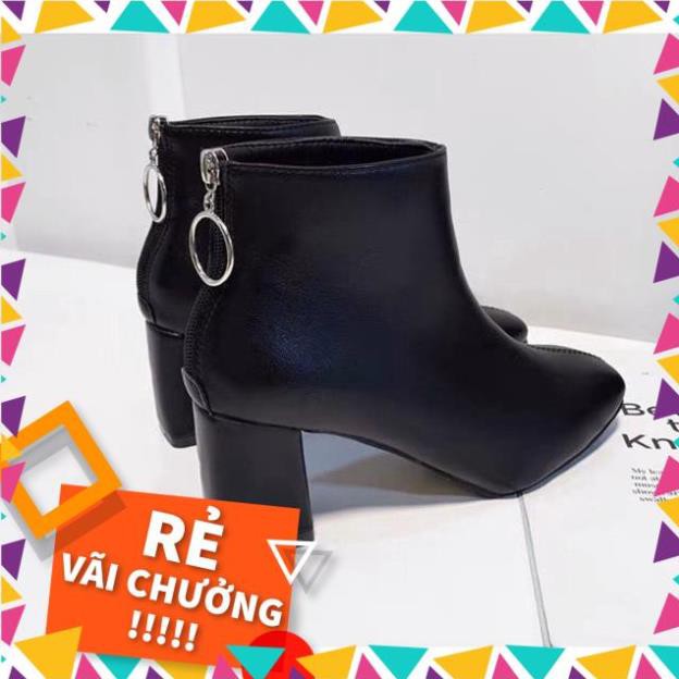 . SALE ✔️GIÀY BOOT CỔ CAO NỮ( gót 5phân) ⚡ CHẤT sịn : new L ' . ' & " ! .