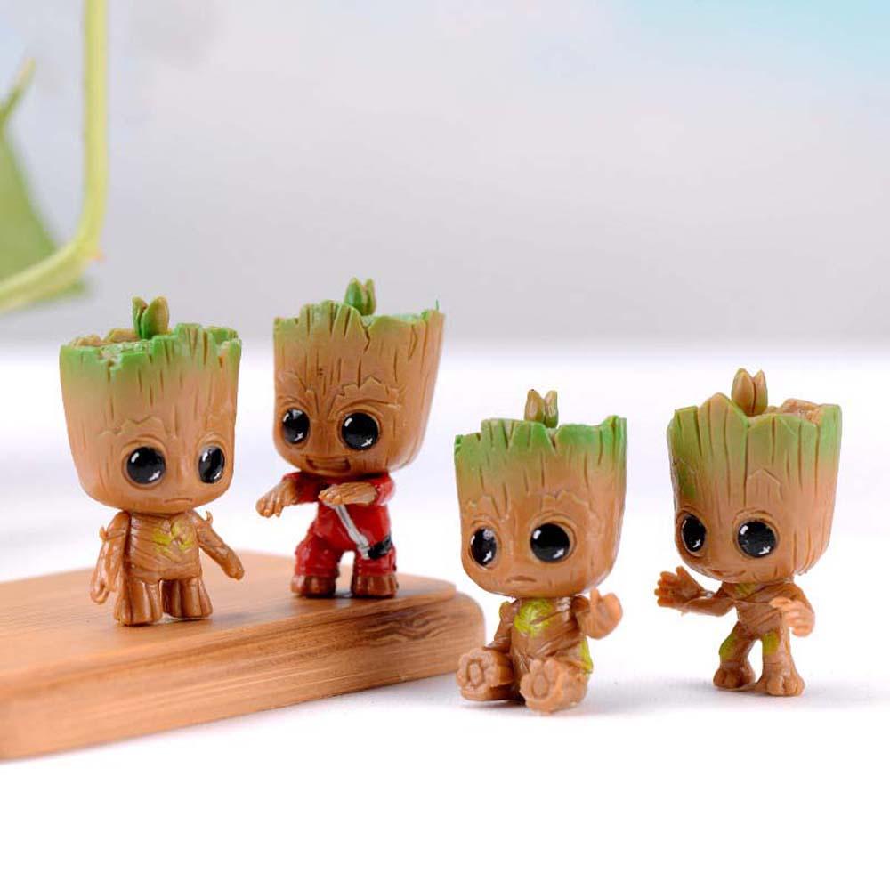 Đồ trang trí Nhân Vật Groot Trong Phim Avengers Mini Dùng Trang Trí Xe Hơi