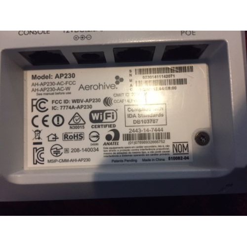 Thiết bị phát sóng Wifi Aerohive AP230 - Wifi cao cấp chuẩn AC siêu bền siêu chịu tải - Giá siêu rẻ