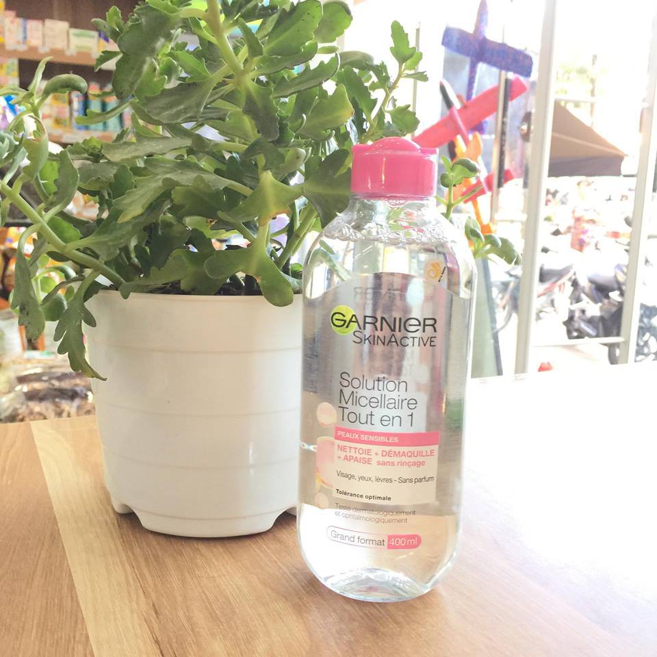 Nước tẩy trang Garnier Pháp 400ml nắp hồng nhạt chính hãng | BigBuy360 - bigbuy360.vn