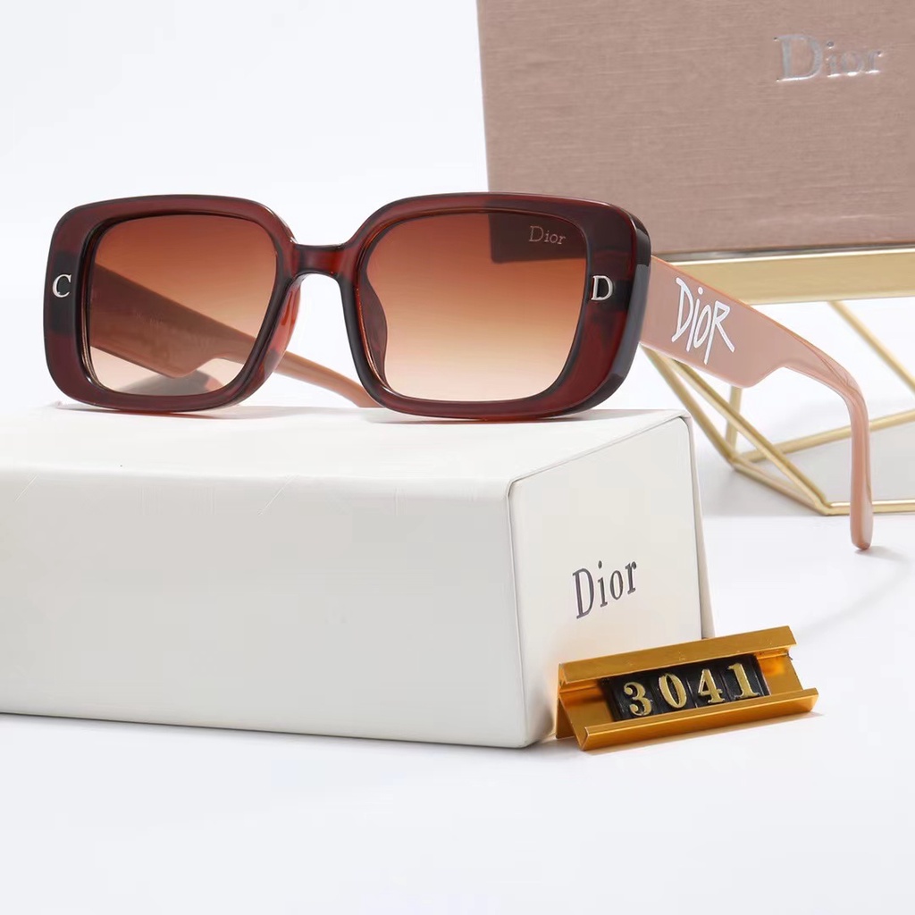 DIOR Kính Mát Hình Chữ Nhật Chống Tia uv400 Phong Cách Cổ Điển Sang Trọng Dành Cho Nam Nữ