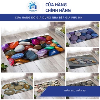 Thảm lau chân 3d thảm lau chân 40x60cm hàng dày dặn khâu viền
