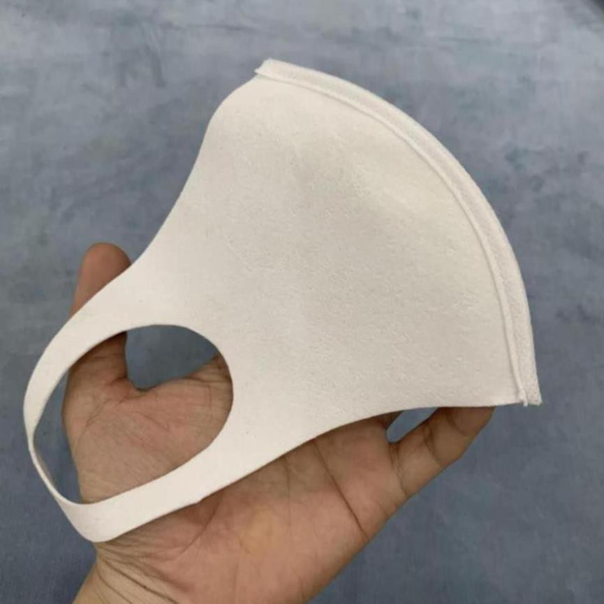 Khẩu Trang Vải Nỉ 2 Lớp Chống Bụi - Sẵn Hàng